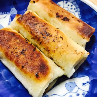 中身とろとろ外パリパリ！揚げ焼き春巻き